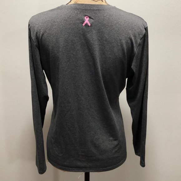 {Under Armour} "Power In Pink" Breast Cancer Long Sleeve Tee - Picture 5 of 9